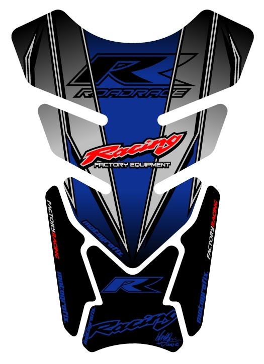 Motografix Tank Pad Honda Racing Blue Th B Msa Direct